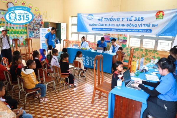 Nhi Đồng 315 đến Gia Lai: Gieo yêu thương, trao chăm sóc sức khỏe cho cộng đồng